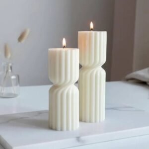 Spiral Scented Pillar Candle