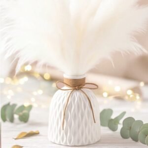 vase Vase with Pampas Grass