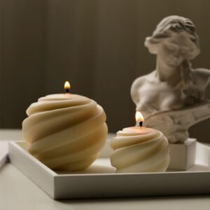 Spiral Globe Candle
